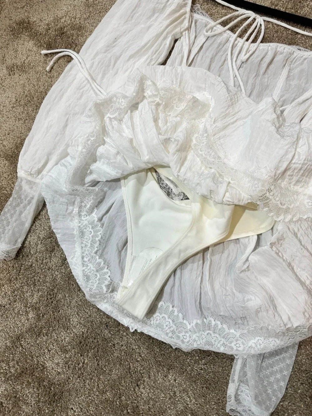 Free people bodysuit mini dress - Picture 6 of 8